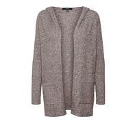 Vero Moda Cardigan à Capuche Ouvert pour Femme, Café - Détails : mélangé, XL