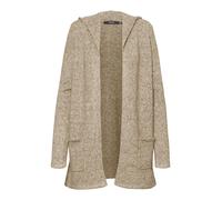 Vero Moda Vmdoffy Ls Gilet à Capuche Ouvert GA Noos Cardigan, Sepia Tint/Detail:Melange, XL Femme