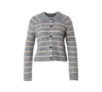 VERO MODA Cardigan 'VMAWESOME' beige / gris foncé, Taille L