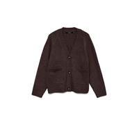 VERO MODA Cardigan VMBOOM Cardigans en Maille Chocolate Torte S Chocolate Torte S