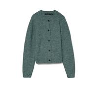 Vero Moda Vmnovah Ls O-Neck Button Cardi GA Noos, Baume Green, M