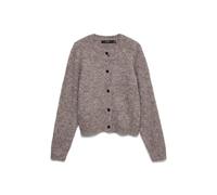 Vero Moda Femme Vmnovah Ls O-Neck Button Noos Cardigan, Marron Lentil/Détail : Mélangé, S EU