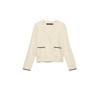 VERO MODA Cardigan 'VMGold' crème / noir, Taille M