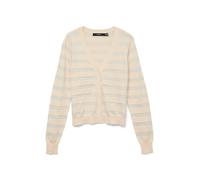VERO MODA Cardigan 'VMHAPPYSHINE' crème / mastic, Taille XS