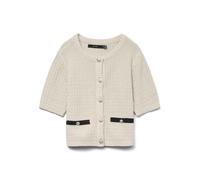 VERO MODA Cardigan 'VMHarper' écru / noir, Taille XS