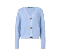 Vero Moda Vmlea Noos Cardigan à col en V et Poignets, Brunnera Blue., M