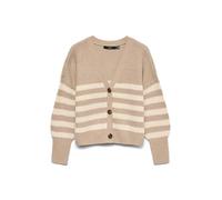 Vero Moda Cardigan Vmlea LS à col en V pour Femme Noos, Moon Rock, M, Moon Rock, M