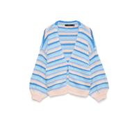 VERO MODA Cardigan 'VMMaybe' beige / bleu / bleu clair, Taille XL