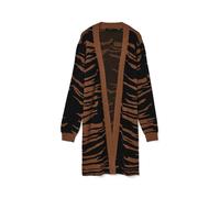 VERO MODA Cardigan 'VMNANCY' cognac / noir, Taille S