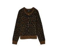VERO MODA Cardigan 'VMNEWKAI' marron / noir, Taille XS