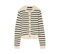 VERO MODA Cardigan 'VMSABA' écru / noir, Taille XL