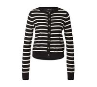 VERO MODA Vmsaba Plain Ls O-Neck Cardigan Noos uni à col Rond, Noir, M Femme