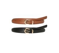 VERO MODA Ceinture 'VMKATJA' marron / noir, Taille 85