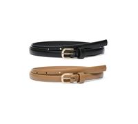 VERO MODA Ceinture 'VMSILJA' moka / noir, Taille 80