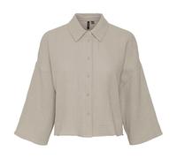 Vêtements Vero Moda Vmnatali Crop Shirt Wvn Noos pour Femme XL Gris
