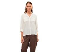 Vero Moda T-shirt manches longues VMBUMPY à rayures Blanc Neige Lurex doré Taille L