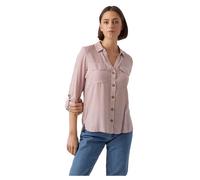 Vero Moda Blouse décontractée à poches poitrine Stretch régulier Manches 3/4 Rose L