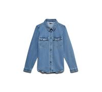 Vero Moda Chemisier VMJennie en denim bleu manches longues Taille S