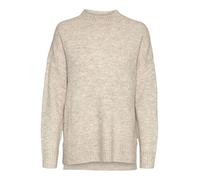 VERO MODA Pull-over 'VMLefile' beige chiné, Taille L