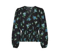 VERO MODA Chemisier 'BELLA SANNA' bleu clair / vert / noir / blanc, Taille S