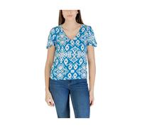 Vero Moda - Chemisier Élégant en Viscose Bleue - Femme - Blouses et Chemises - Bleu - Taille: 40 FR