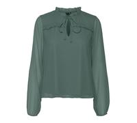 VERO MODA Chemisier 'MILLA' vert foncé, Taille M