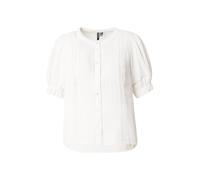 Vero Moda Natali 2/4 Lace Short Sleeve Blouse Blanc XS Femme