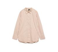 VERO MODA Chemisier rose pastel / bourgogne / blanc, Taille L