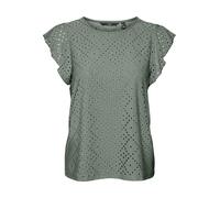 VERO MODA Chemisier 'Tassa' vert foncé, Taille L