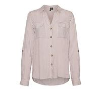 VERO MODA Chemisier 'VMBumpy' rose ancienne / blanc, Taille XXL