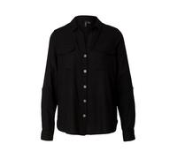 Vero Moda Femme Vmbumpy L/S Shirt New Noos Blouse, Noir, XL EU