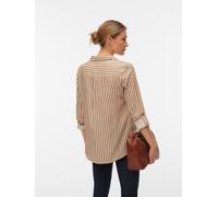 Vero Moda Chemisier VMBUMPY beige/noisette Taille M