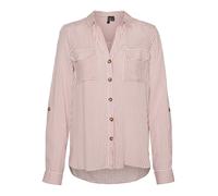 VERO MODA Chemisier 'VMBumpy' rose ancienne / blanc, Taille XXL