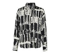 VERO MODA Chemisier 'VMCINDY CLEO' beige / noir, Taille L