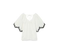 VERO MODA Chemisier 'VMDiana' noir / blanc, Taille M