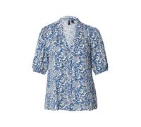 VERO MODA Chemisier 'VMEASY JOY' écru / bleu / bleu clair, Taille XS