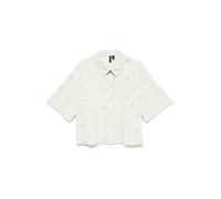 Vêtements Vero Moda Vmeliza Short 2/4 Sleeve Shirt Wvn Noos pour Femme M Blanc