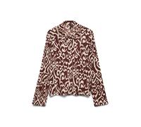 VERO MODA Chemisier 'VMFriga' beige clair / marron, Taille XL
