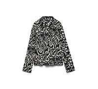 VERO MODA Chemisier 'VMFriga' noir / blanc, Taille L