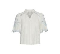 VERO MODA Chemisier 'VMIvy' bleu clair / blanc, Taille M