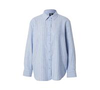 VERO MODA Chemisier 'VMLINN' bleu clair / noir / blanc, Taille L
