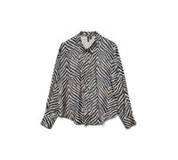 VERO MODA Chemisier 'VMVINA' noir / blanc, Taille M