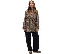 VERO MODA Coated Printed Jacket Vmmalou Veste imprimée enduite Noos, Crème Irlandaise, L Femmes
