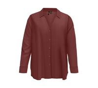 Vero Moda Curve Chemisier 'VMCMymilo' rouge rouille, Taille 4XL