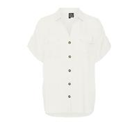 VERO MODA CURVE Vmcbumpy S/S T-Shirt WVN GA Cur Noos, Blanc., 48