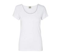 Vero Moda Damen Vmmaxi My Soft SS U-Neck Noos T-Shirt, Blanc Brillant, XXL