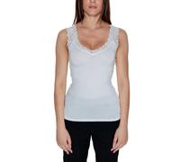 Vero Moda - Débardeur Blanc en Viscose Printemps/Été - Femme - Tops - Blanc - Taille: 46 FR