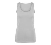 Vero Moda Débardeur Long Vmlulu JRS GA Noos pour Femme, Super Light Grey Melange, XL