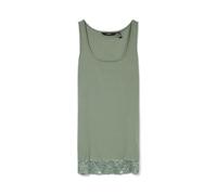 VERO MODA Débardeur pour Femme avec Dentelle au Niveau de l'ourlet, col en U, Laurel Wreath, M