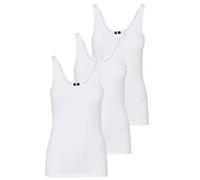 VERO MODA Débardeur pour Femme Vmmaxi My Soft UU, Blanc (3 x Blanc Brillant)., S